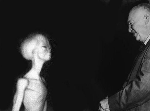 r/aliens - Do you think Eisenhower meet with Aliens in 1954?