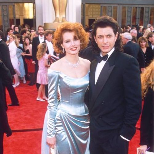 Patricia Gaul and Jeff Goldblum