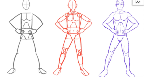Learning how to draw anime poses can be a good way to practice drawing poses in general.