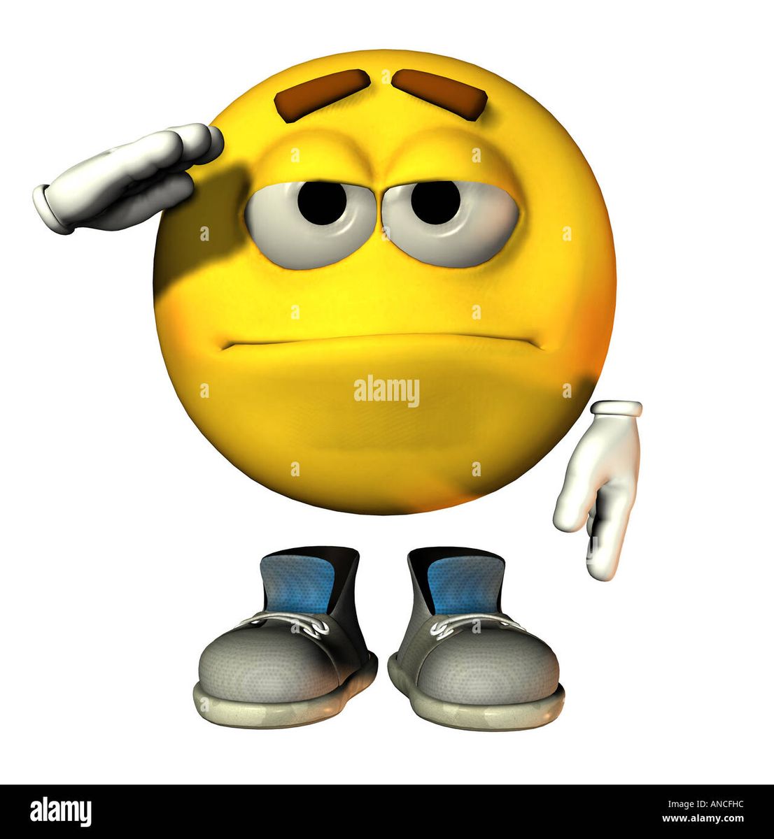 saluting smiley Stock Photo: 8848219 - Alamy