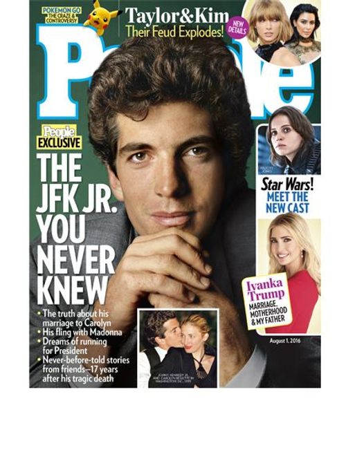 the cover of people magazine with an image of john krass on it's front page