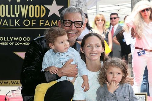 Jeff Goldblum and his familhy
