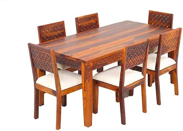 6-Seater Teak Wood Dining Table