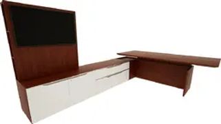 Height Adjustable L Shaped Desk - Nex