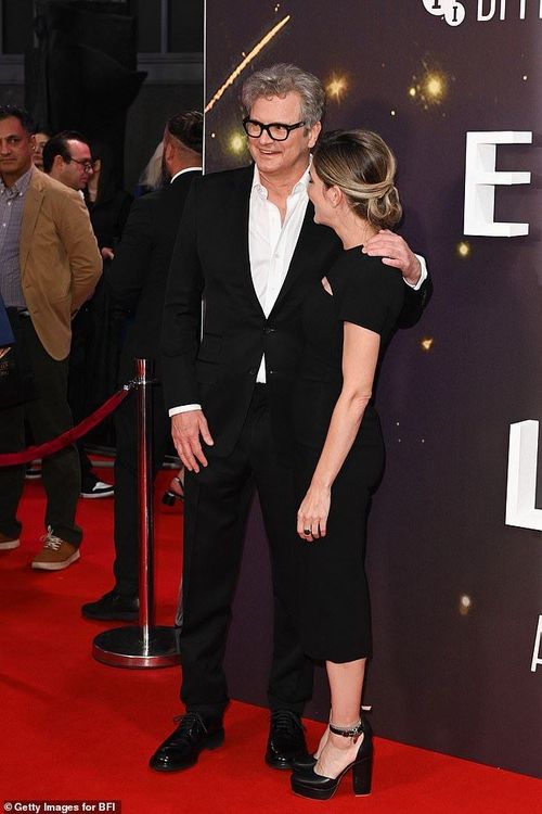 Colin Firth cosies up to new love interest Maggie Cohn at premiere | Colin firth, Firth, London film festival