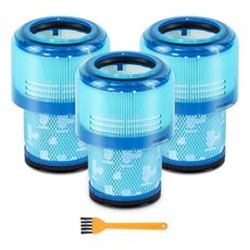 Fanulter 3 Pack V15 Vacuum Filters Replacement for Dyson-V15 Detect, V15 Detect Absolute, V15 Submarine, Dyson-V11 Animal Filter, Dyson-V11 Filter, Dyson-V15 Detect Filter, Part 970013-02