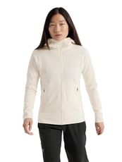 Arc'teryx Kyanite Womens Hoody | Warm Polartec Stretch Fleece Midweight | Moisture-Wicking Durable Zip Up Hoodies for Women | Arctic Silk, XX-Large