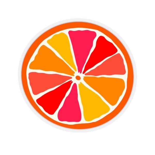 Grapefruit Sticker