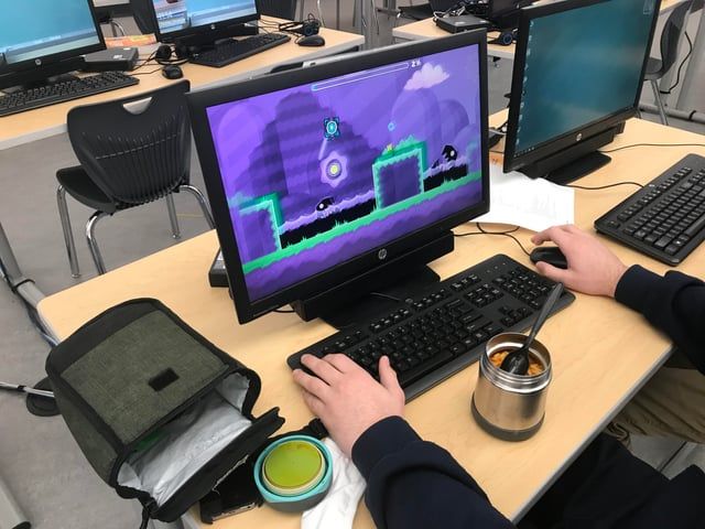 geometry dash on school computer