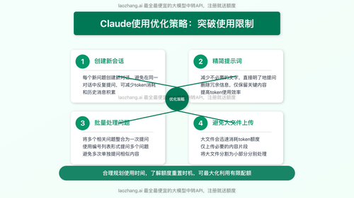 Claude使用优化策略图示