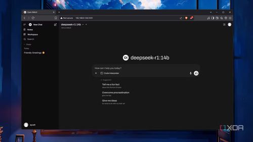 Running Ollama LLMs via Open Web UI