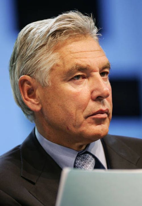 Peter Brabeck-Letmathe, Chairman and CEO of Nestle and co-chair of the Annual Meeting 2006 attends "The big Debate" at the World Economic Forum in...