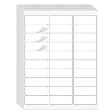 1" x 2-5/8" Address Labels 900 Labels Sticker Paper for Laser/Ink Jet Printer mailing Labels 8.5"×11" White 30 per Sheet