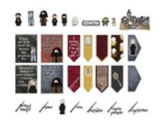 Printable Planner Harry Potter Flags and Stickers