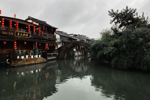 Bridge View in Xitang