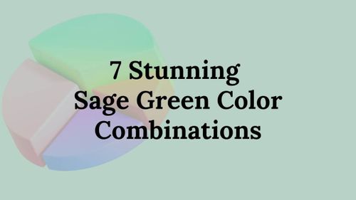 Sage Green Color Combinations