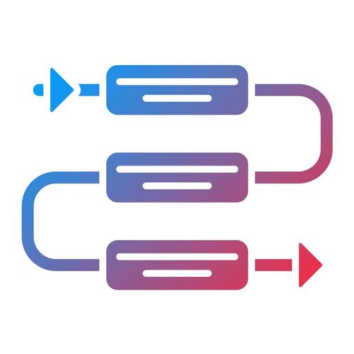Vector processing icon vector image can be used for gdpr