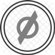 Null Symbol Education Icon
