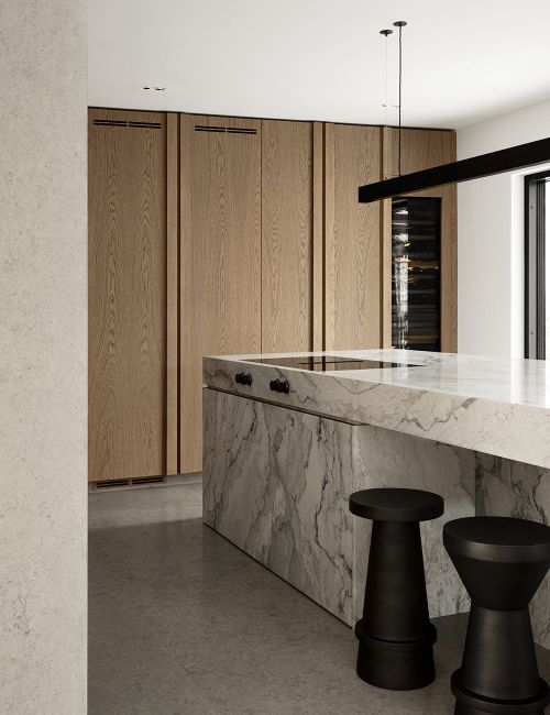 Modern kitchen island