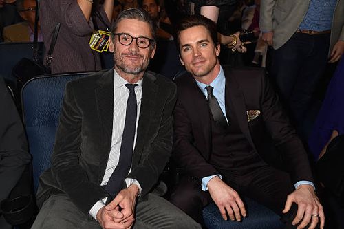 Publicist Simon Halls and actor Matt Bomer attend The 41st Annual People's Choice Awards at Nokia Theatre LA Live on January 7, 2015 in Los Angeles,...