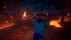 Minecraft Steve Running GIF