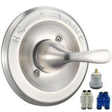 Replacement for Delta Classic 13 Series Single-Function Trim Kit, T13020-SS Brushed Nickel Shower Handle, Fit Delta Shower Valve R10000 Series (2 Style of Cartridge Included)