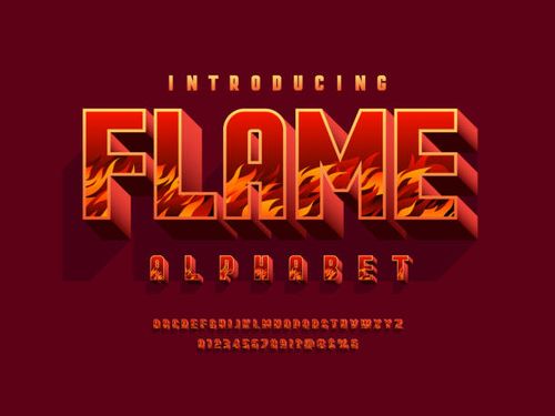 fire font fire style alphabet design with uppercase, numbers and symbols fire fonts stock illustrations