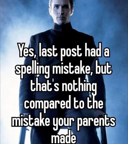 Spelling mistake meme