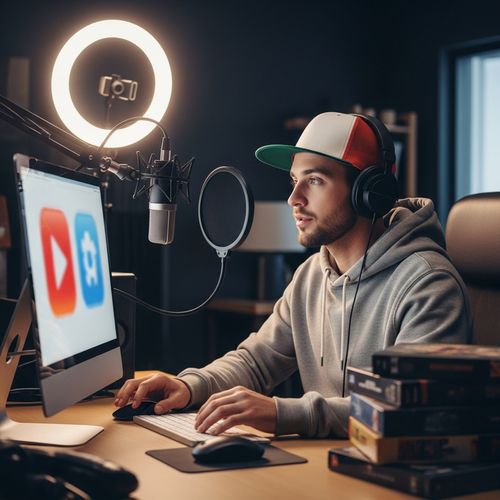 Captivating Bilibili Vlogger in Action