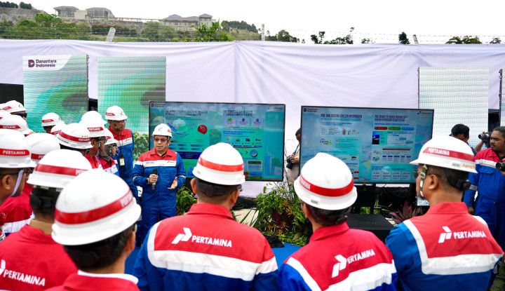 PGE Resmikan Pilot Project Green Hydrogen Ulubelu, Produksi 100 Kg per Hari