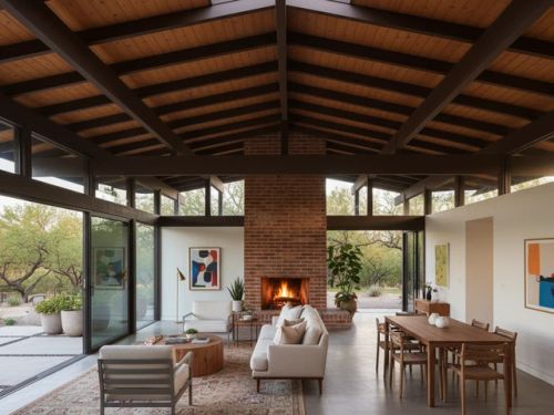 home interior mid century modern