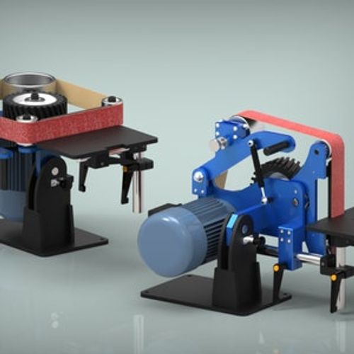 2x48'' Tilting Belt Grinder Plans PDF and DXF Files Included Inch plans image 4