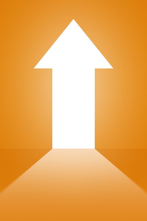 带光的箭形门图片下载