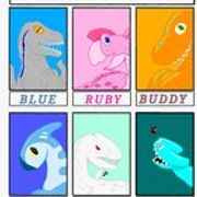 r/Dinosaurs - Dinosaur characters arts! (I feel that there's something wrong with blue there)