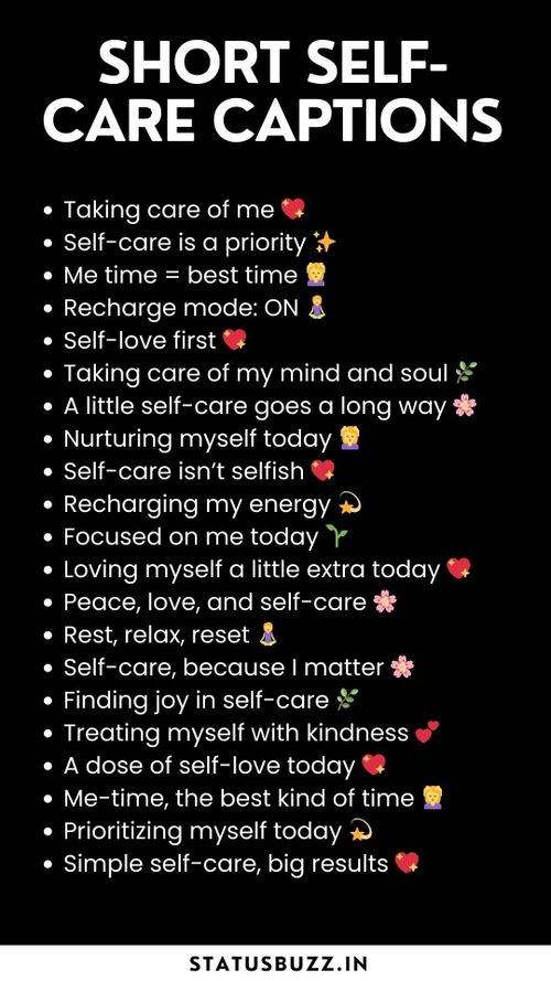 200+ Self-Care Captions & Quotes For Instagram - StatusBuzz in 2025 | Clever captions for instagram, Dope captions for instagram, Good insta captions