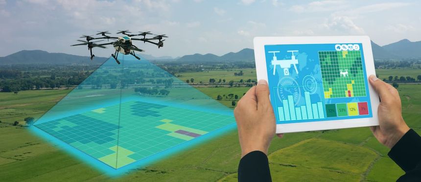 Mapeamento agrícola por drone