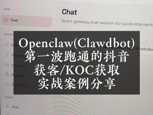 Openclaw(Clawdbot)第一波跑通的抖音获客KOC获取实战案例分享 #openclaw #clawdbot #moltbot openclaw教程