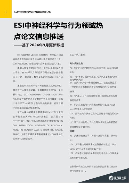 ESI快报-神经科学与行为领域热点论文-2024年第5期（总第79期）-图片-1.jpg