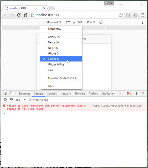 Chrome developer switch device.