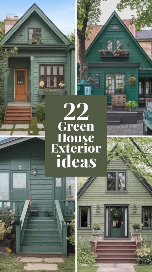 green house exterior ideas with steps leading up to the front door and second story windows