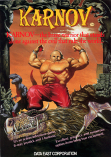 karnov game flyer