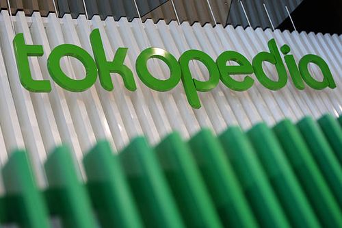 Signage for PT Tokopedia is displayed at the company's offices in Jakarta, Indonesia, on Friday, Feb. 19, 2016. Tokopedia's Chief Executive Officer...