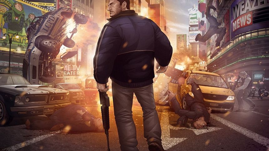 Gta Grand Theft Auto Picture Fan Art City Niko Bellic Iv Fanart Wallpaper & Background Download