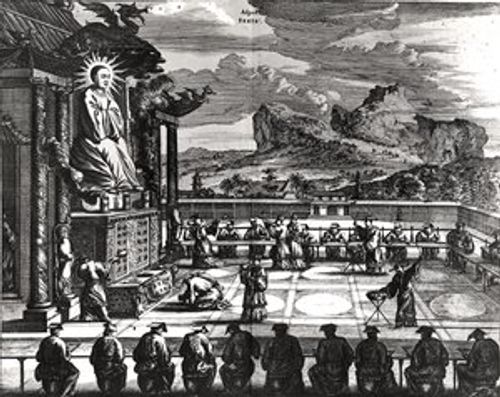 A Buddhist Ceremony from