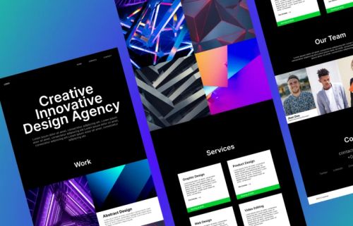 Free Portfolio Website UI Design  - Free Figma Template