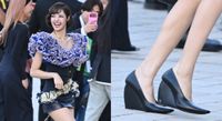Lisa Embraces the Wedge Heel Revival at the Louis Vuitton Spring 2027 Show - WWD