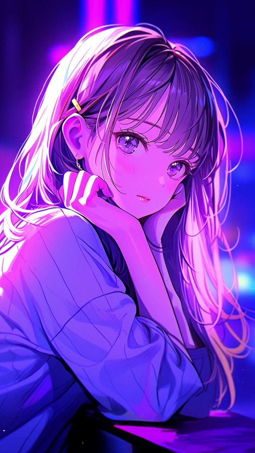 1080x1920 Dark Purple Anime Wallpaper on WallpaperBat