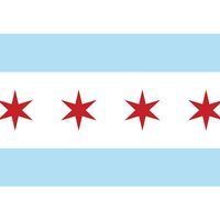 Chicago Flag, Illinois, city