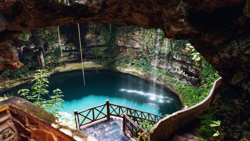 Cenote in Yucatan