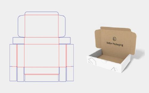 Printable business card box template